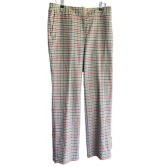 LIZ CLAIRBONE New York JACKIE Multi Checked Career Size 8 - Picture 1 of 12